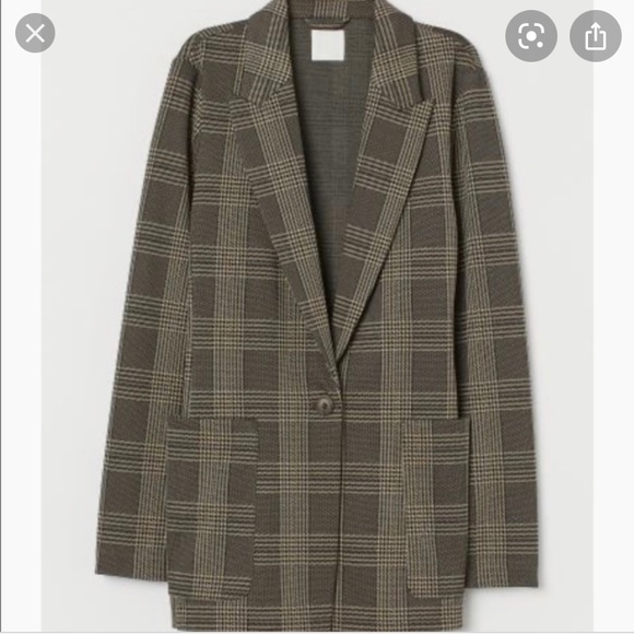 H&M Jackets & Blazers - H&M Plaid Blazer